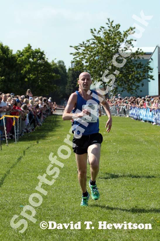 Ian Hudspith (Morpeth) 4th in the Blaydon Races, June 9th.